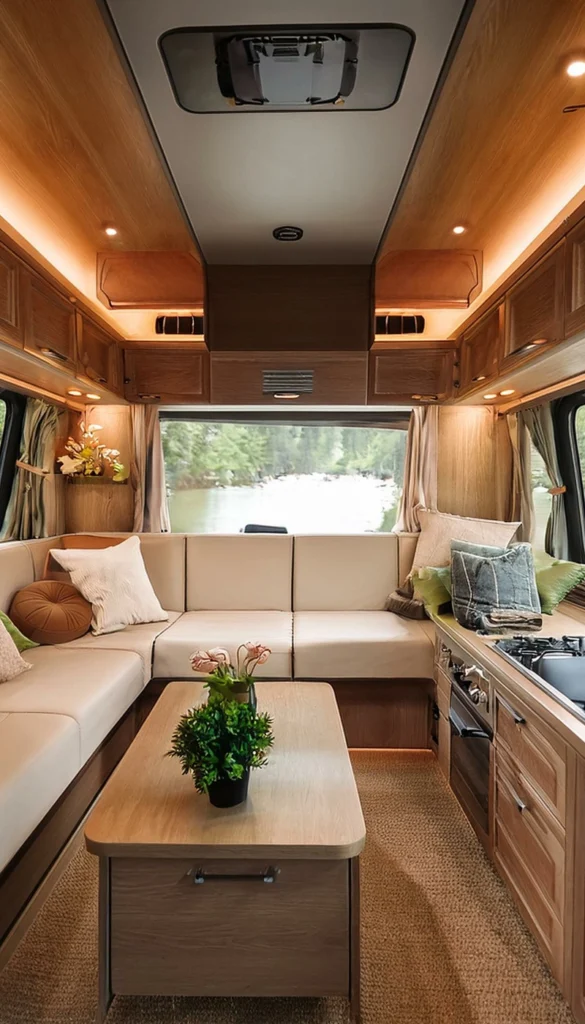 Aménagements de camping-car optimisés pour une vie nomade confortable